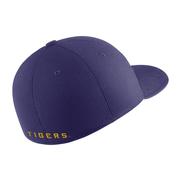 LSU Nike Swoosh Raised Logo Flex Fit Hat